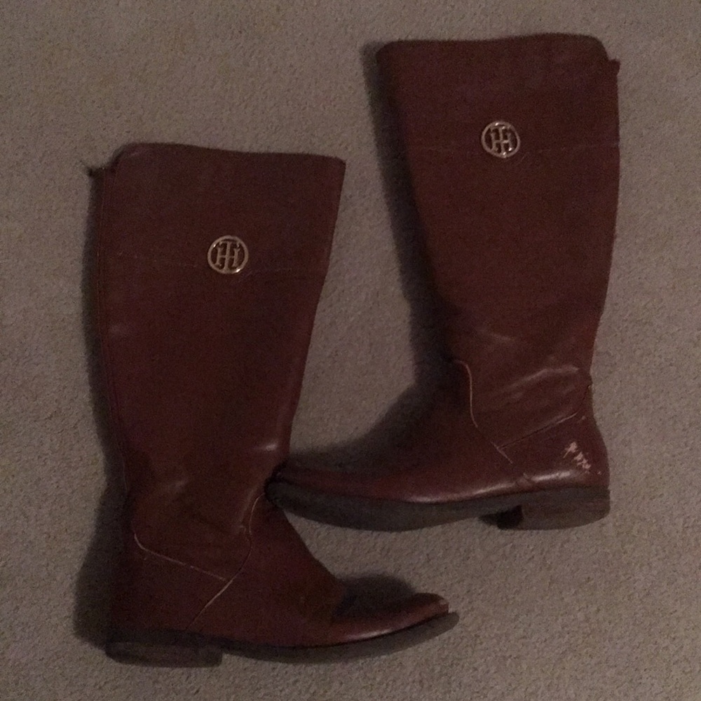 Brown riding boots size 9